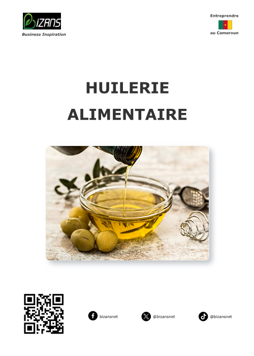 Huilerie alimentaire