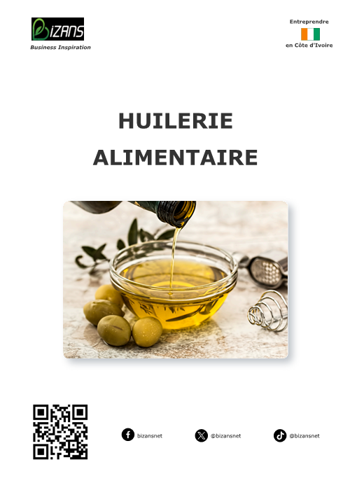 Huilerie alimentaire